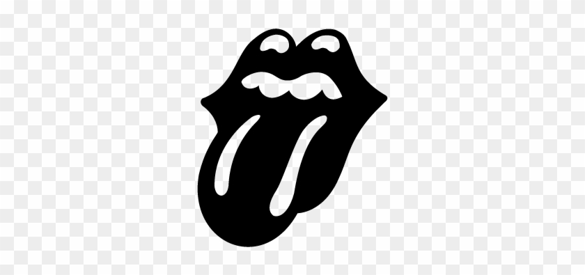 Sticker Rolling Stones Logo - Rolling Stones Logo Vector #443606