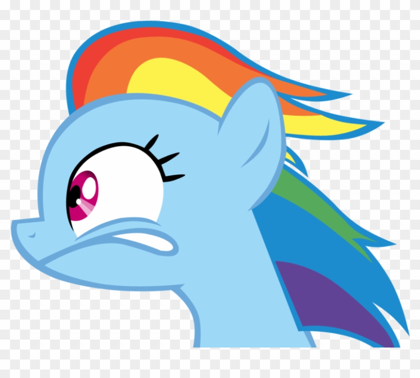 Rainbow Dash Looking Left - Rainbow Dash #443618