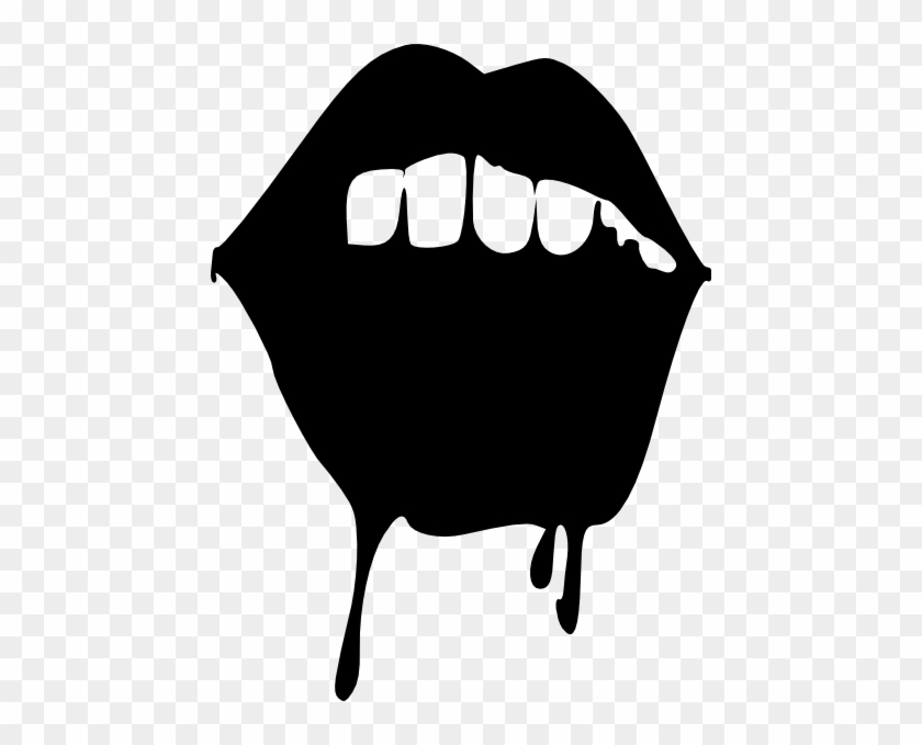 Fangs Clipart Dracula - Vampire Mouth Vector Png #443627