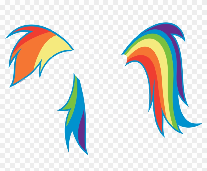 Rainbow Dash Mane Tail By Minty The Art Fox - Rainbow Dash Mane And Tail #443640