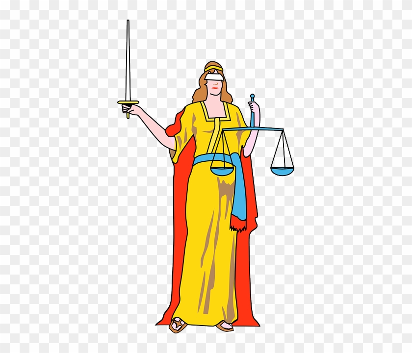 judge statue clipart