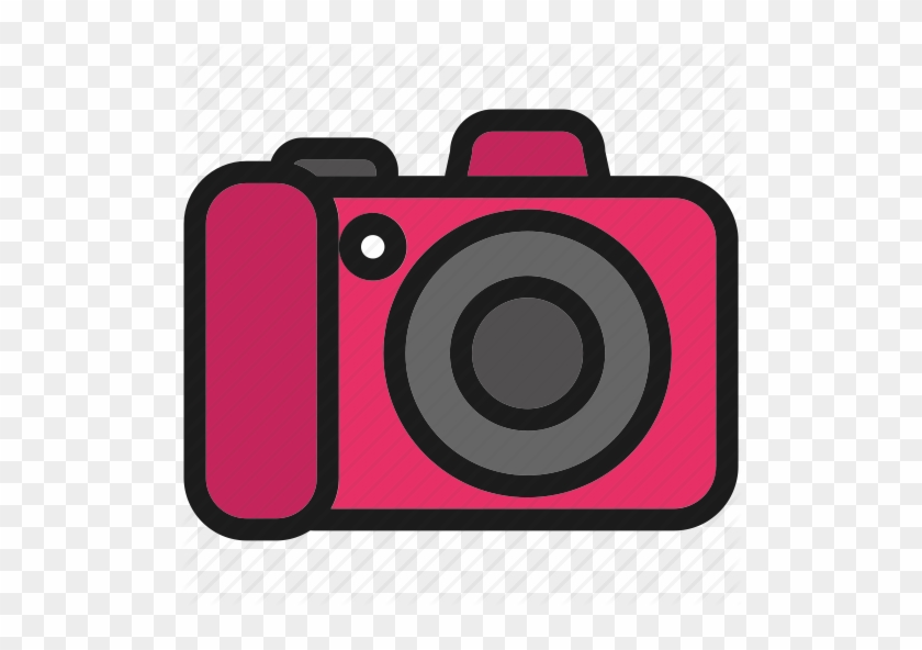 I Love Kawaii - Camera Pink Icon Png #443686