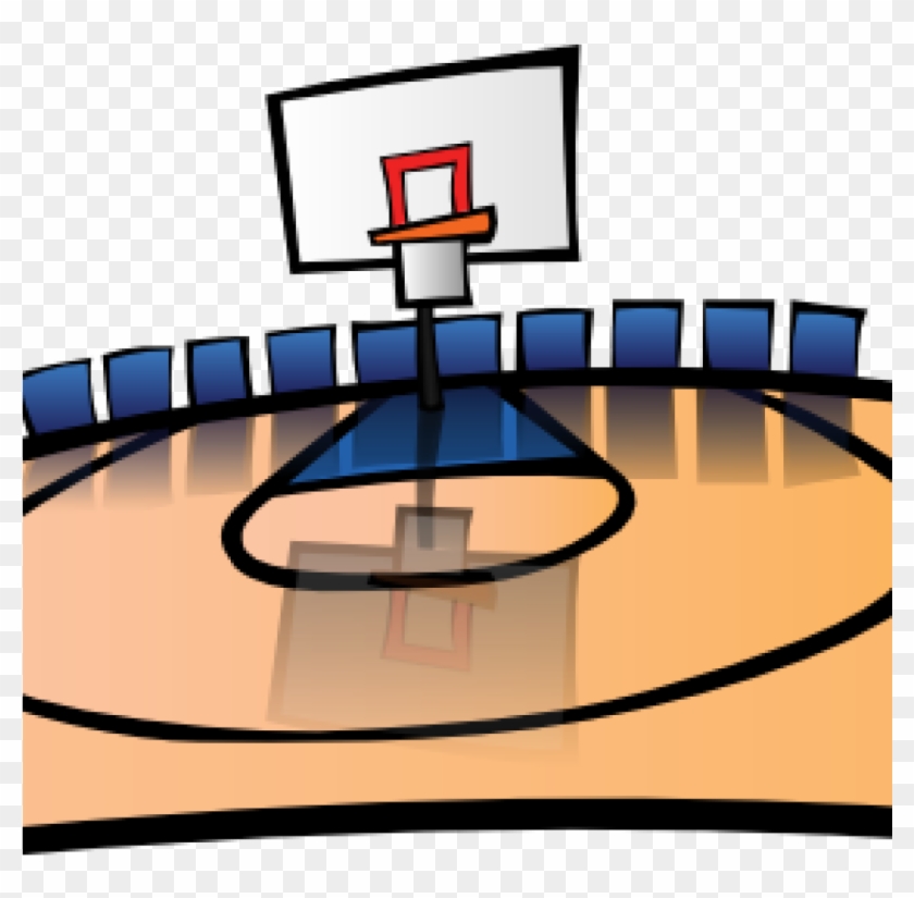 Cartoon Basketball Court Cartoon Basketball Court Clip - Basketball Court Basketball Clipart #443715