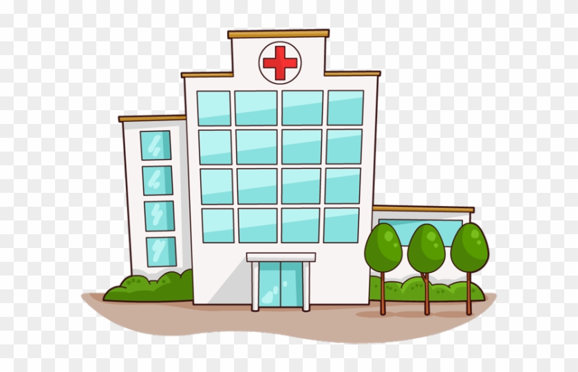 Building Clipart Hospital - Hospital Clipart #443720