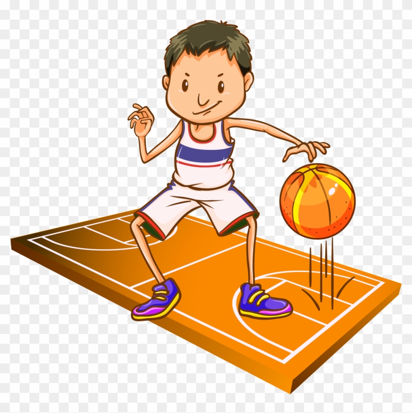 Basketball Royalty-free Clip Art - Bounce A Ball Clipart #443727