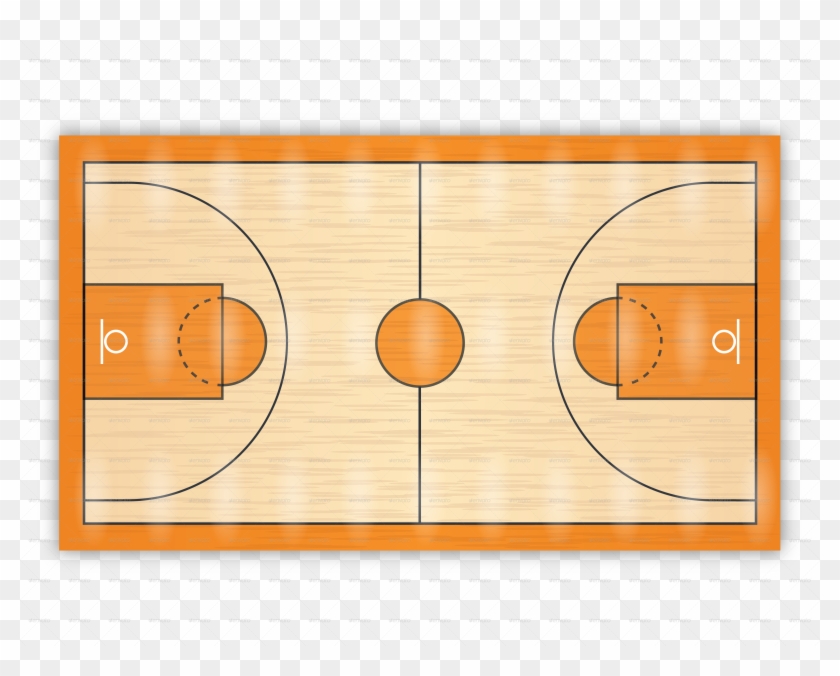 Photos Of Cartoon Basketball Court Clipart - Cancha De Baloncesto Dibujos #443785