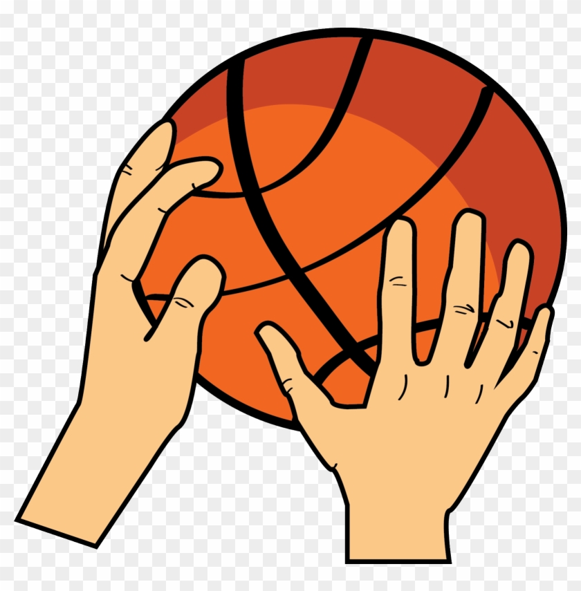 Drawn Amd Basketball - Basketball In Hand Drawing #443793