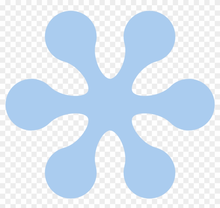 Blue Flower Clipart - 70's Flower Clip Art #443810