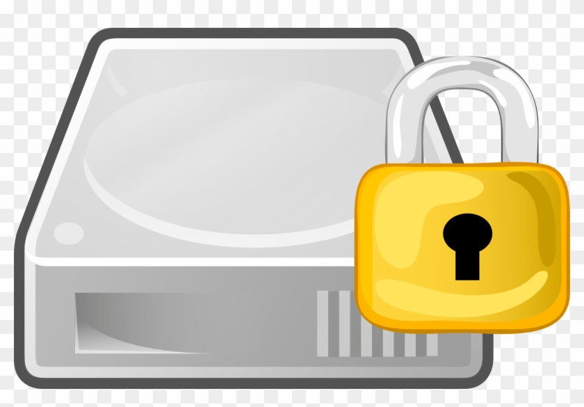 Hdd Crypt - Bitlocker Icon Transparent #443839