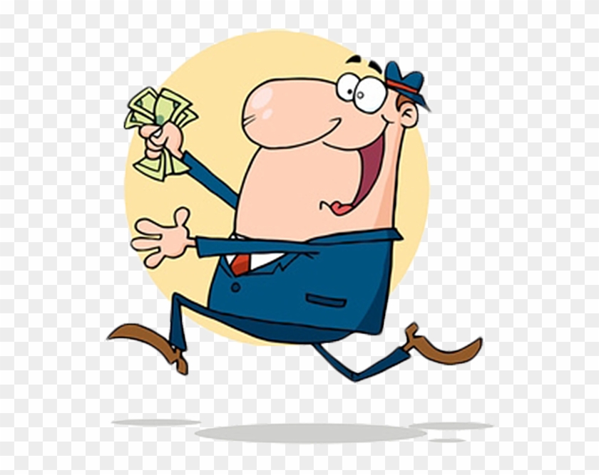 Greed Royalty-free Clip Art - Happy Man With Money Clipart #443902