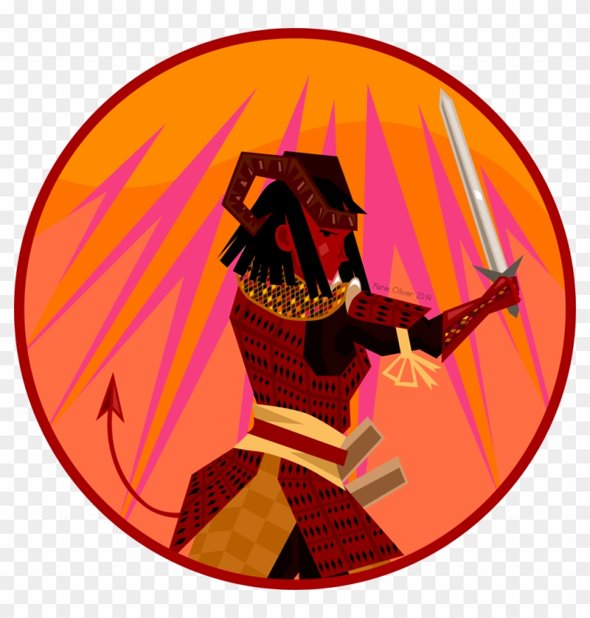 Female Tiefling Vector Art Token - Dnd Tiefling Token #443985