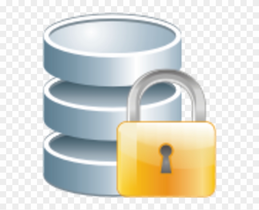 Database Lock 13 Free Images At Clkercom Vector Clip - Database Icon #444009