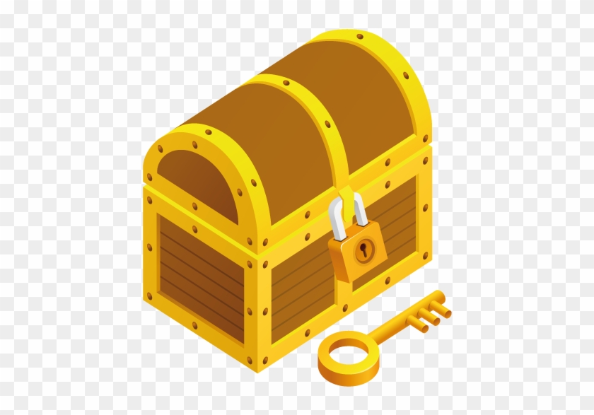 Treasure Chest Free To Use Clipart - Treasure Chest Icon #444017