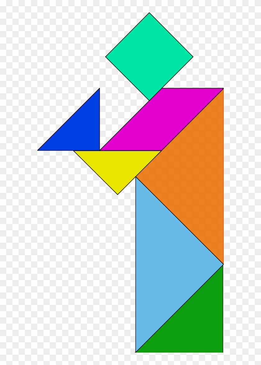 Vector Clip Art - Tangram Person #444062