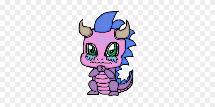 Crying Baby Dragon Chibi - Art #444101