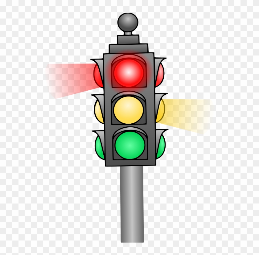 Traffic Light 5 Clipart, Vector Clip Art Online, Royalty - Transparent Traffic Light #444165
