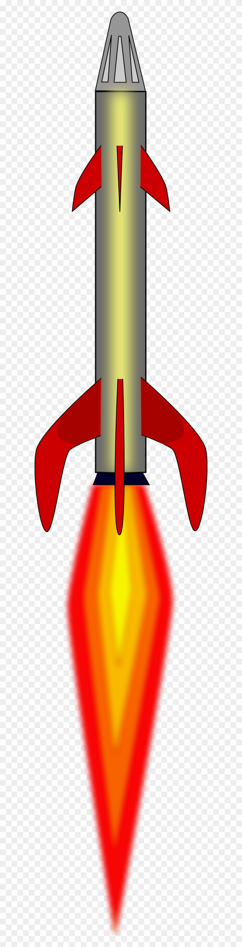 Space Rocket Cartoon Liftoff Blast - Rocket Launcher Rocket Png #444178