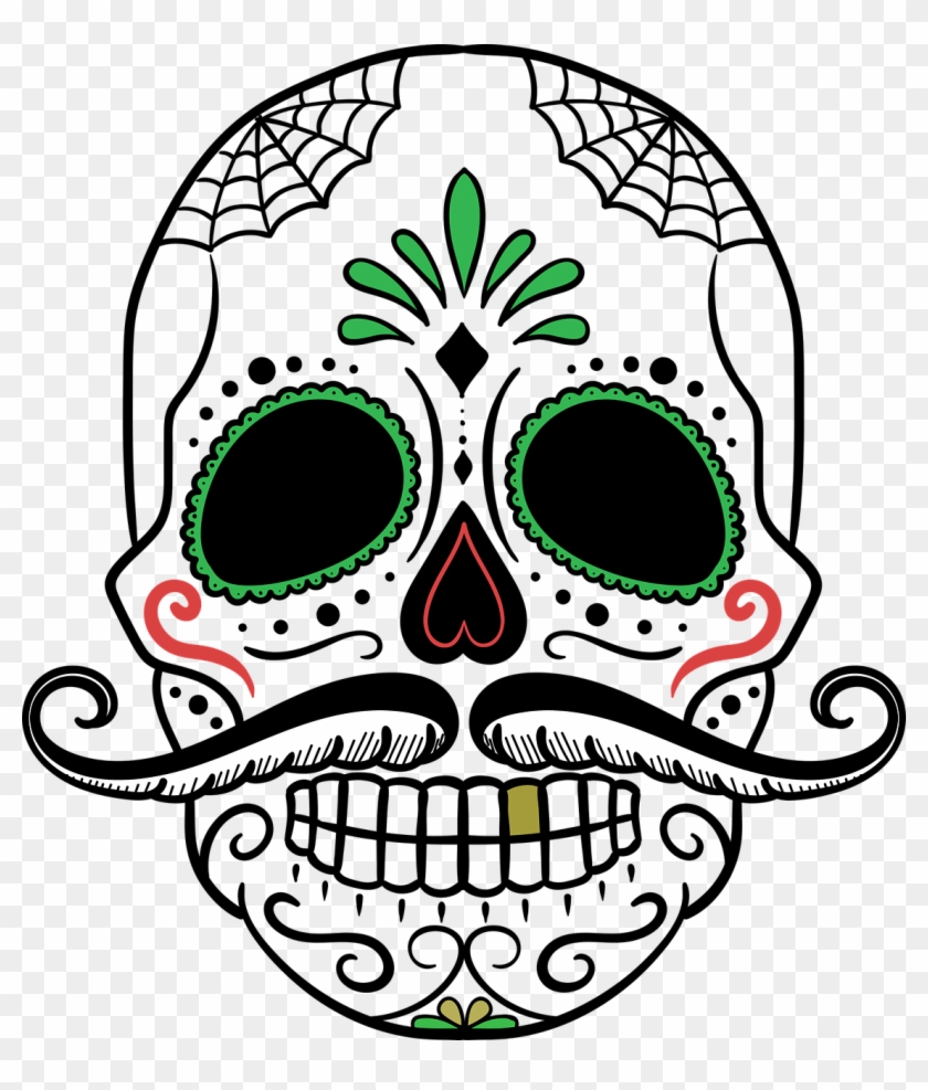 Dia De Los Muertos Sugar Skull - Dia De Los Muertos Skull #444262