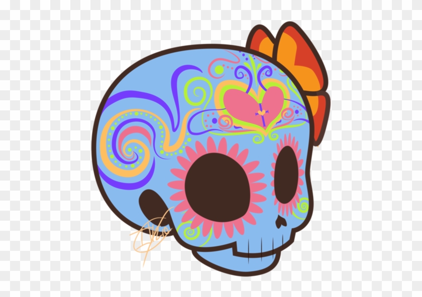 Dia De Los Muertos Image - Cute Dia De Los Muertos Skull #444361