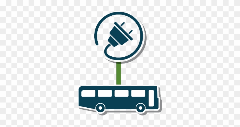 Electric Bus - Electric Bus Icon Png #444424