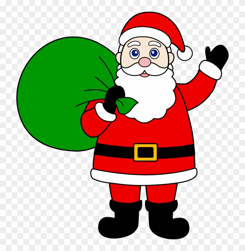 Cartoon Picture Of Santa Claus Clip Art Sack Gifts - Santa Claus Image Download #444484