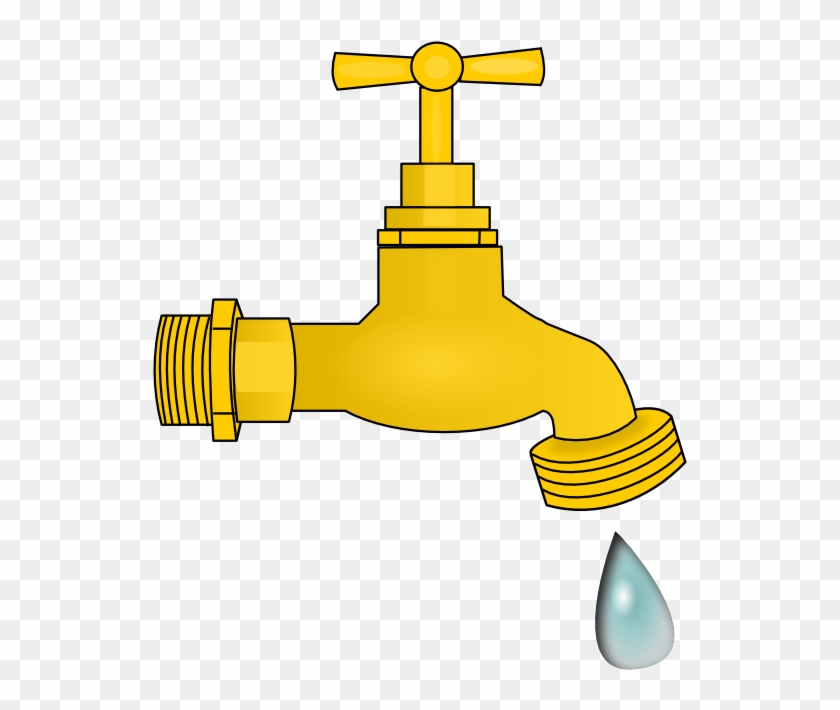 Free Water Faucet Clip Art - Water Spigot Shower Curtain #444505