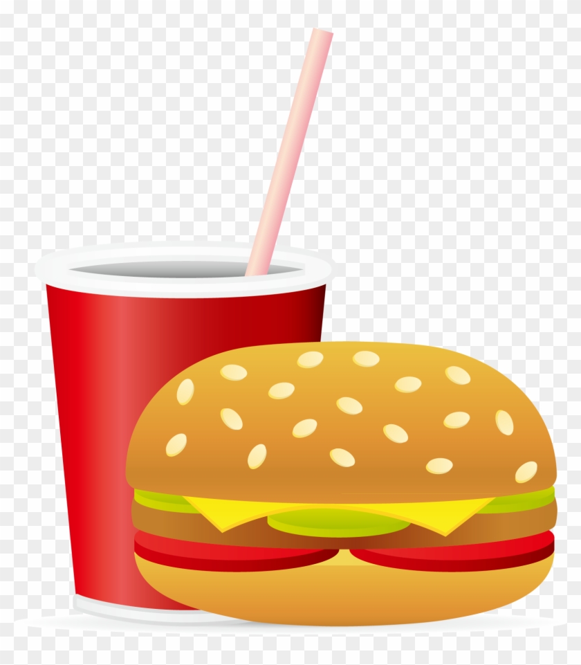 Soft Drink Hamburger Fast Food Junk Food French Fries - Soft Drink Hamburger Fast Food Junk Food French Fries #444570