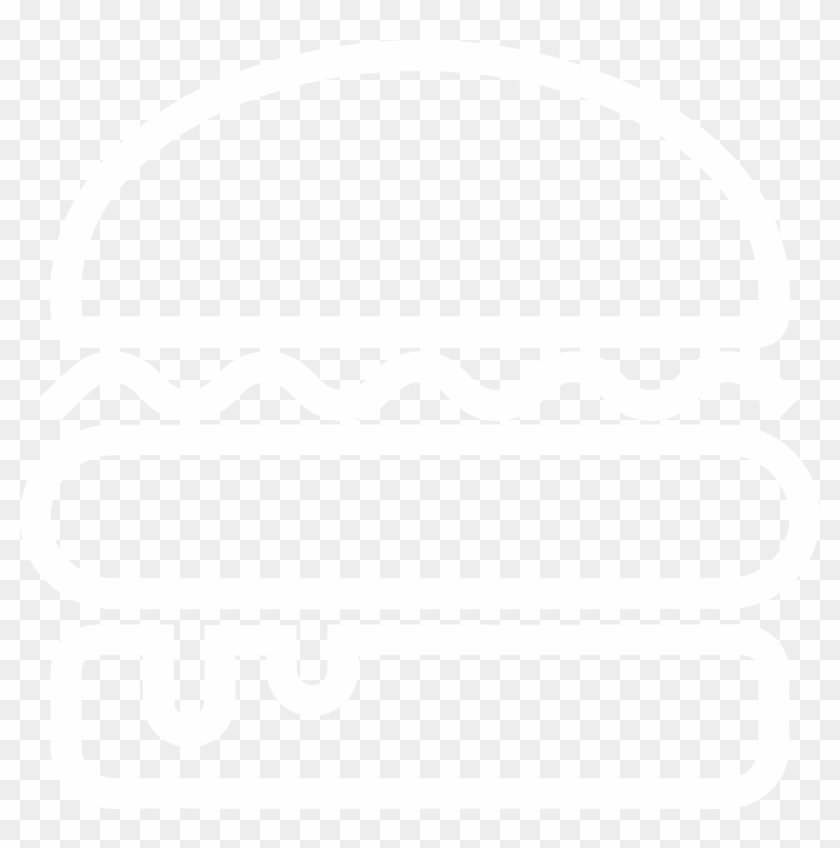 Burger Icon - Black And White Burger Logo #444607
