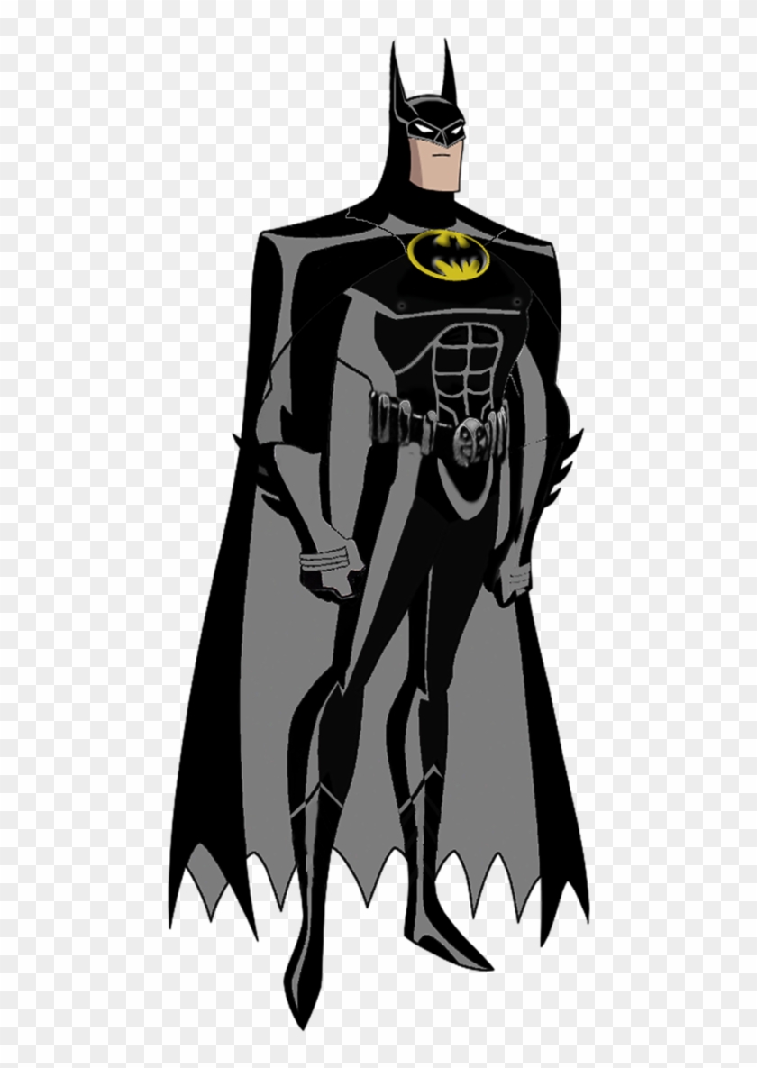 Jlu Batman Forever By Alexbadass On Deviantart - All Black Batman Suit -  Free Transparent PNG Clipart Images Download