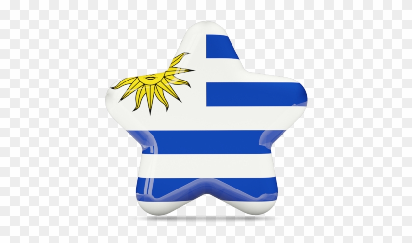 Illustration Of Flag Of Uruguay - Uruguay Star #444694