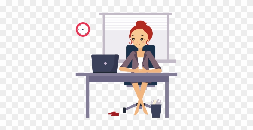 Woman At Office - Daily Routine At Office #444756