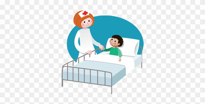 Bed In School Clipart - First Aid Room Cartoon #444758