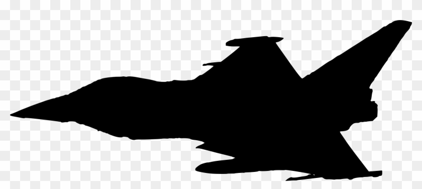 Fighter Plane Silhouette - Portable Network Graphics #444778