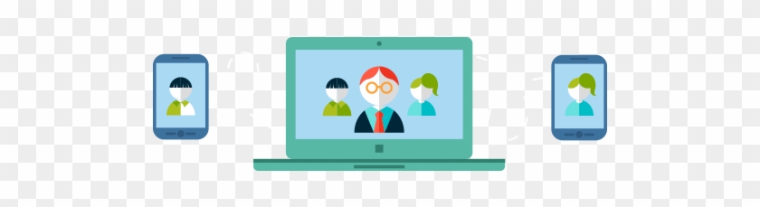 Video Conferencing And Other Collaboration Tools Create - Illustration #444793
