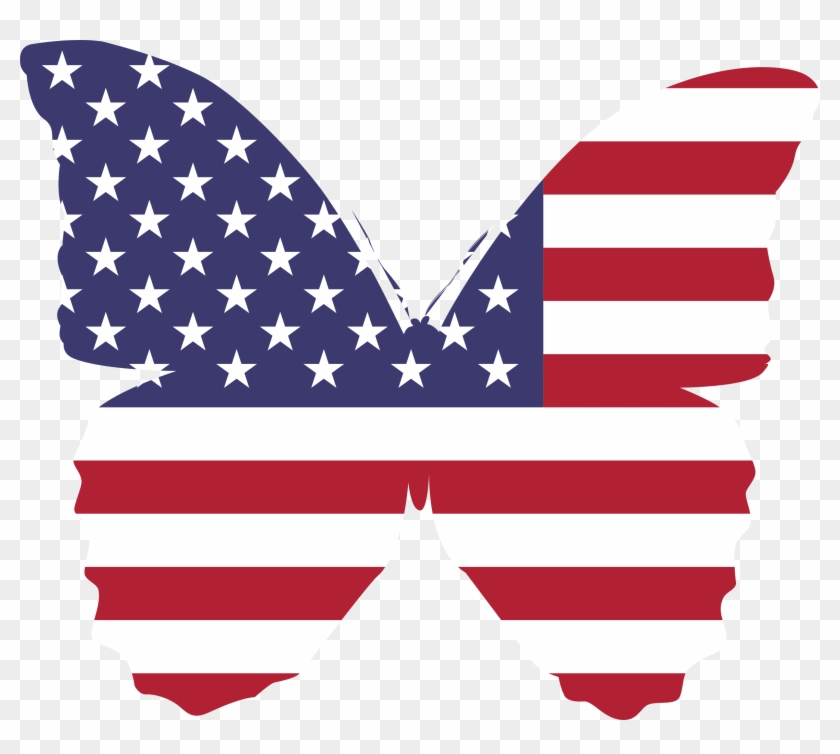 Butterfly - 4th Of July Stars Card #444886