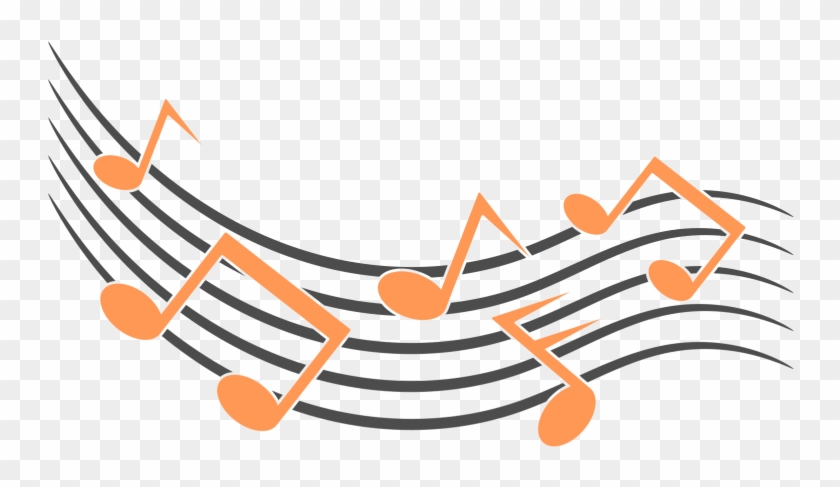 Musical Note Logo Template - Orange Music Notes Png #445176