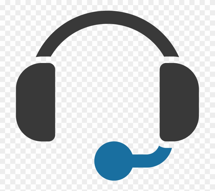 Headset, Indicating Human Support - Call Center Headset Clipart #445193