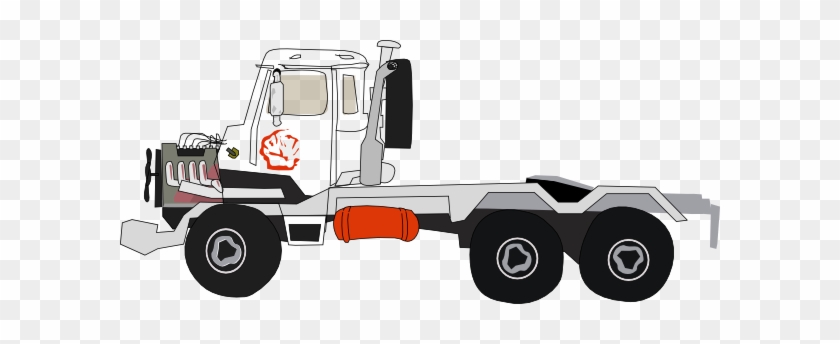 Used Truck03 Clip Art At Clker - Gambar Animasi Truk Trailer #445215