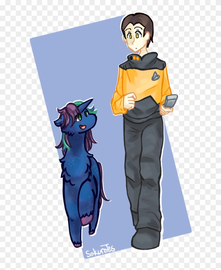 [at] Andromeda And Data By Sakurates - Cartoon #445367