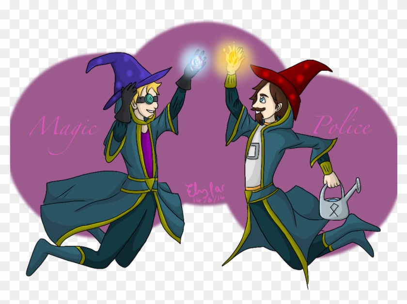 Yogscast Fanart Magic Police By Elyfar On Deviantart - Magic Police Yogscast Fanart #445375