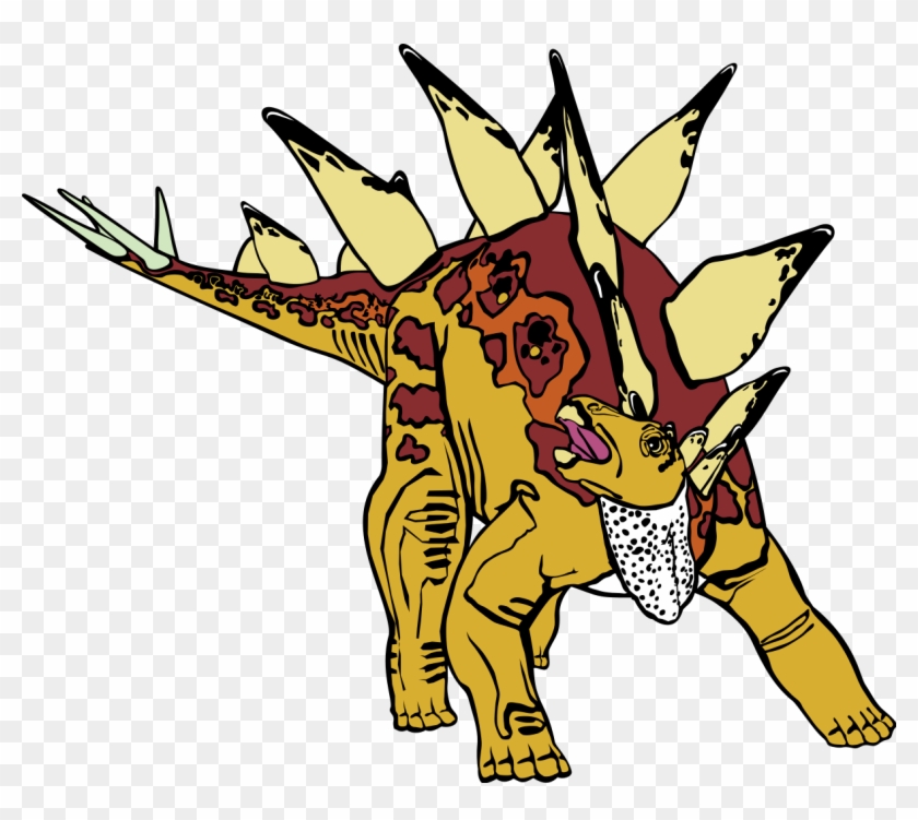 File - Stegosaurus - Svg - Stegosaurus #445447