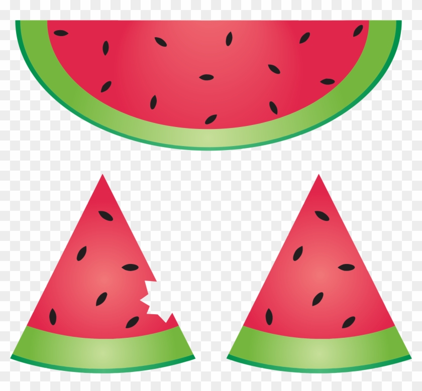 Watermelon - Cartoon Watermelons Transparent Background #445449