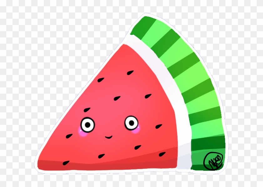 *kawaii* Watermelon By Mewidua - Watermelon Kawaii Png #445470