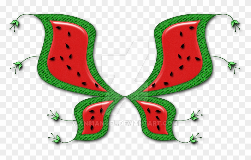 Watermelon Fairy Wings By An81angel - Watermelon Fairy Wings #445487