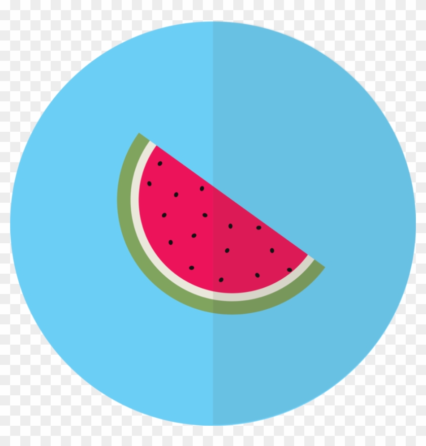 Flat Watermelon Design By Blenderednelb - Watermelon Flat Design #445494