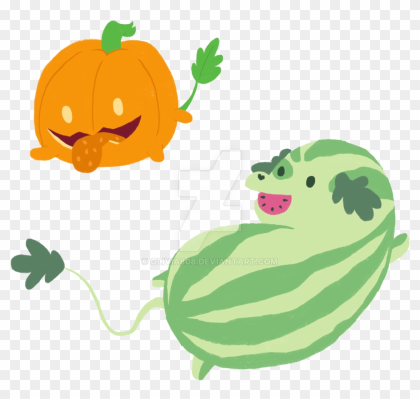 Watermelon And Pumpkin Pups By Olivia808 Watermelon - Steven Universe Pumpkin #445536