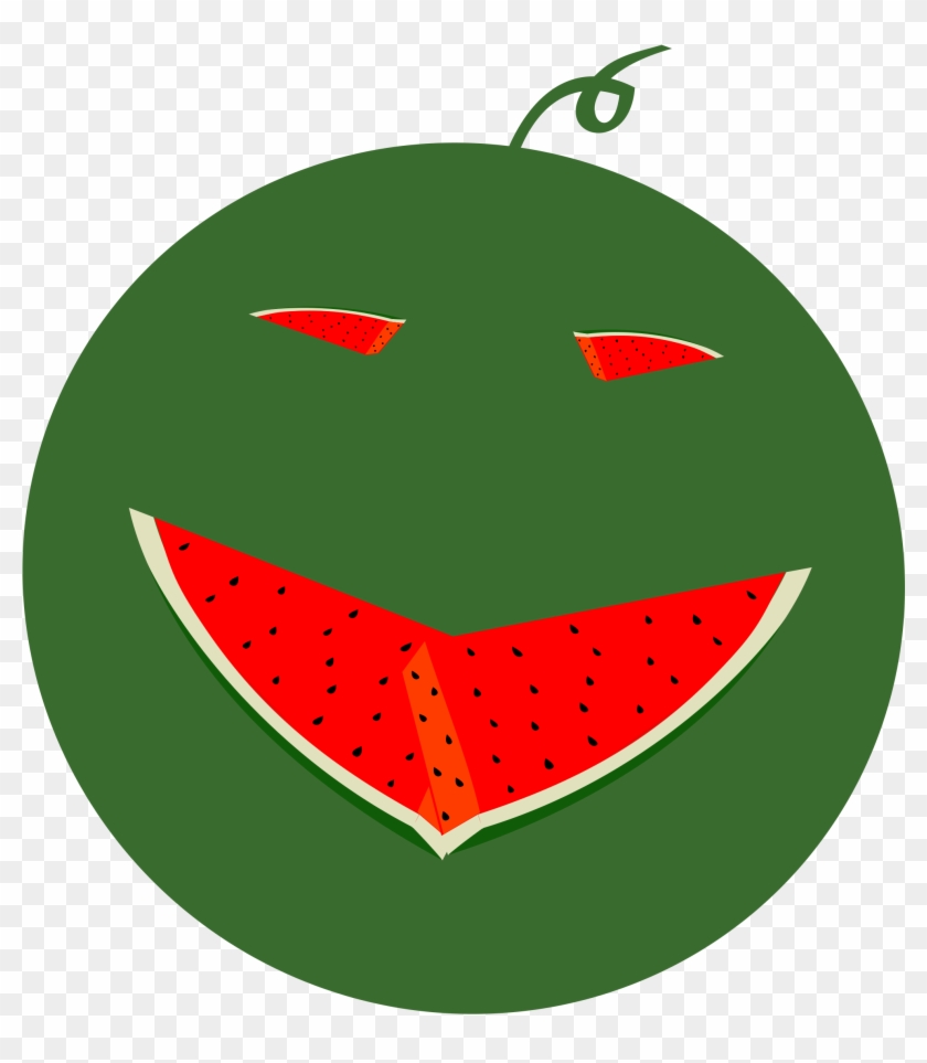 Watermelon-face - Watermelon Clipart #445576
