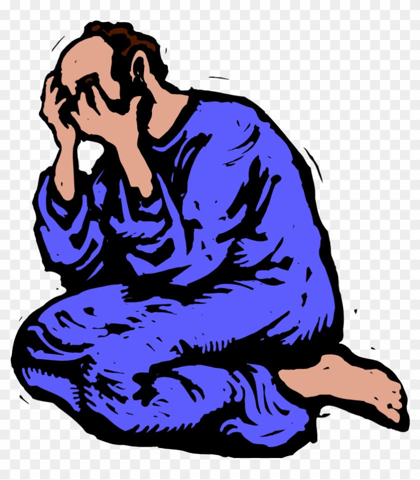 Yahweh Elohim Clip Art - Animated Picture Of A Man Crying #445644