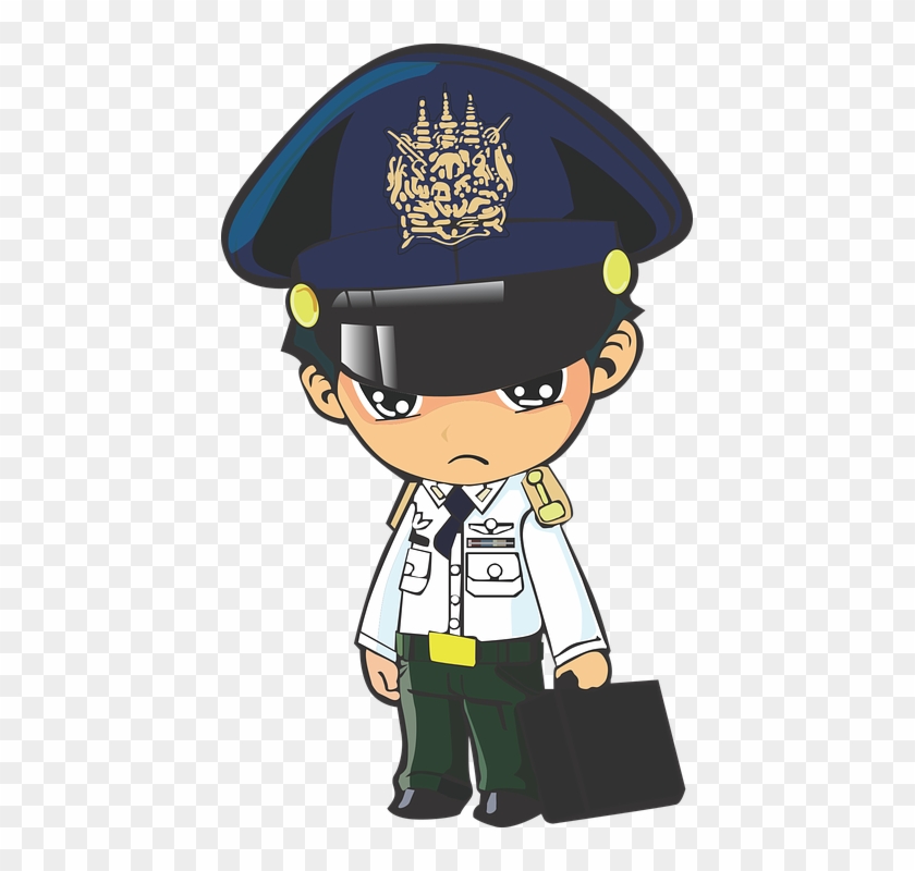 Police Cliparts Transparent 18, Buy Clip Art - Cadet Cartoon #445687