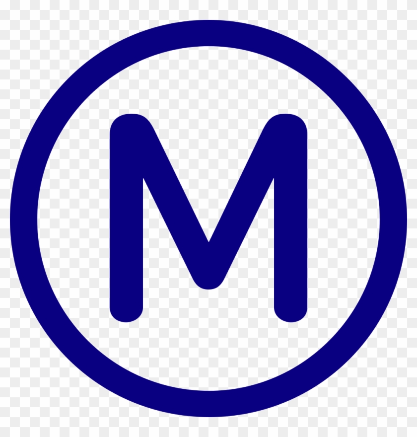 File - Metro-m - Svg - Metro Paris Logo Png #445738
